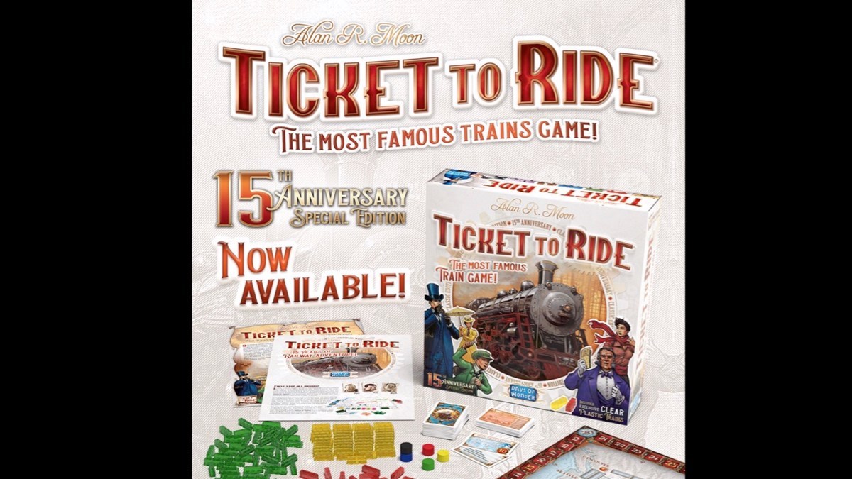 Ticket To Ride 15th Anniversary