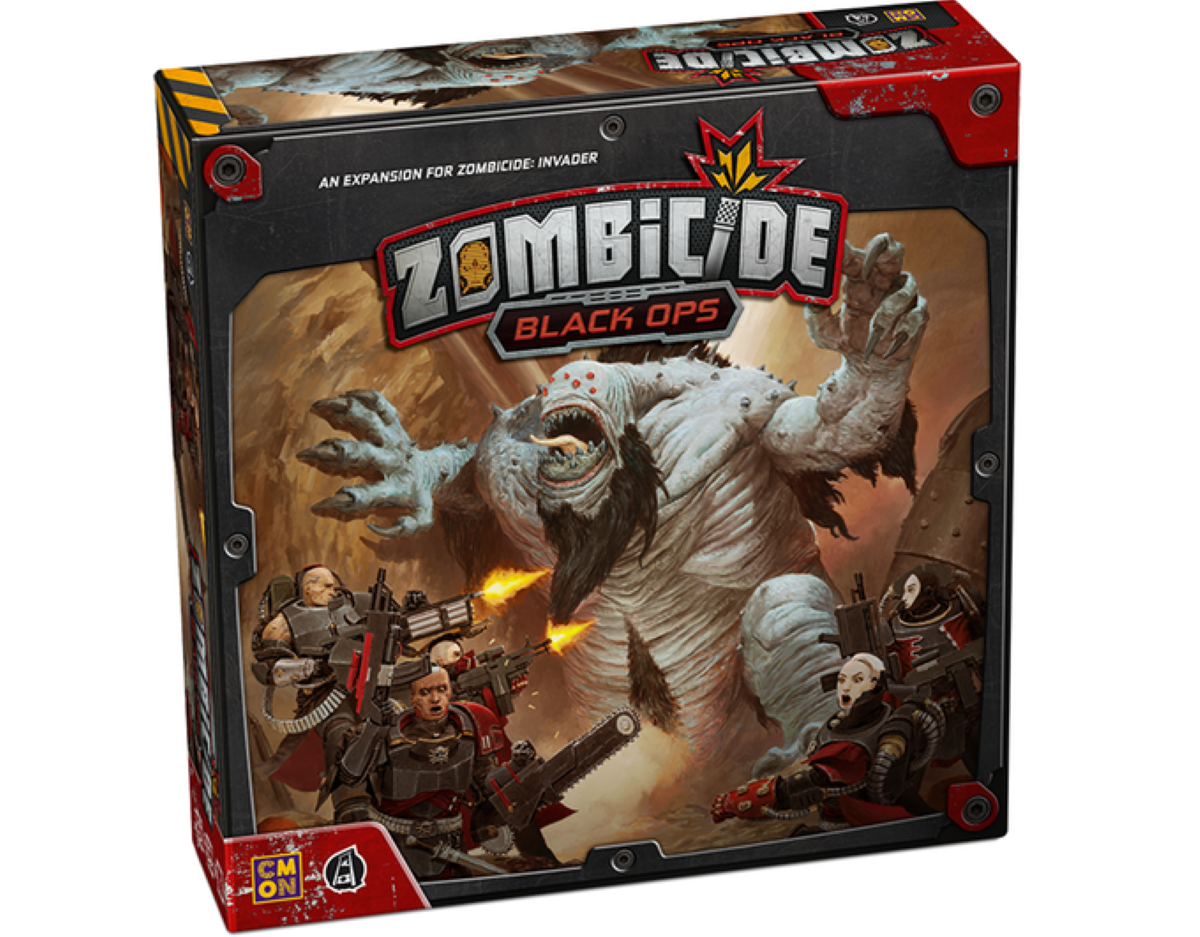 CMoN miniature Zombicide Invader 4 w/ cards 2 