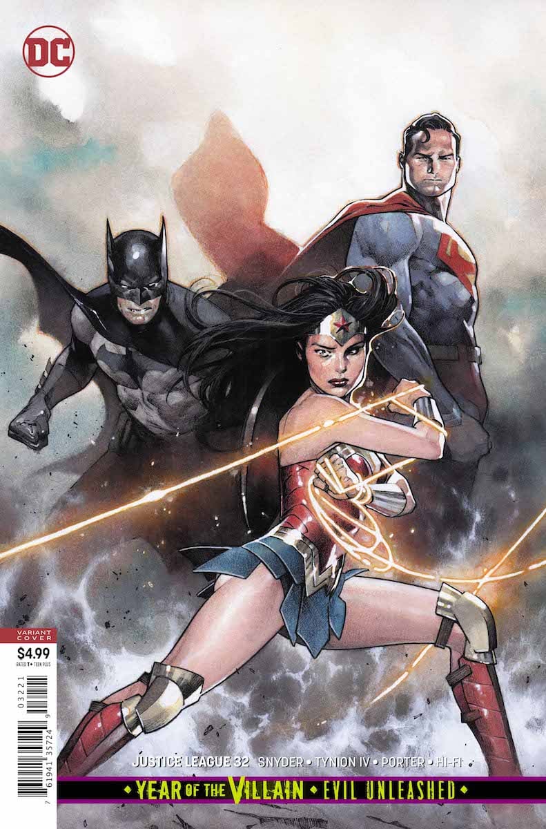 Justice League #32 cover