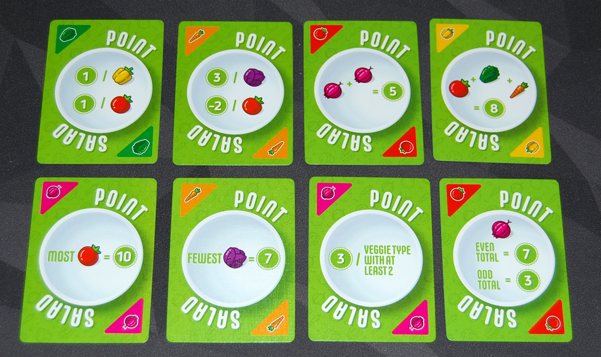 Point Salad scoring cards