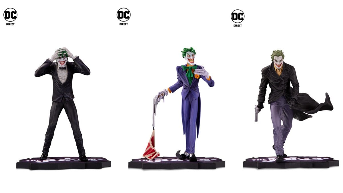 Details about   2x PACK-NEW Batman Joker DC Comic Cartoon 7" Figure Justice Enesco Funnko Statue 