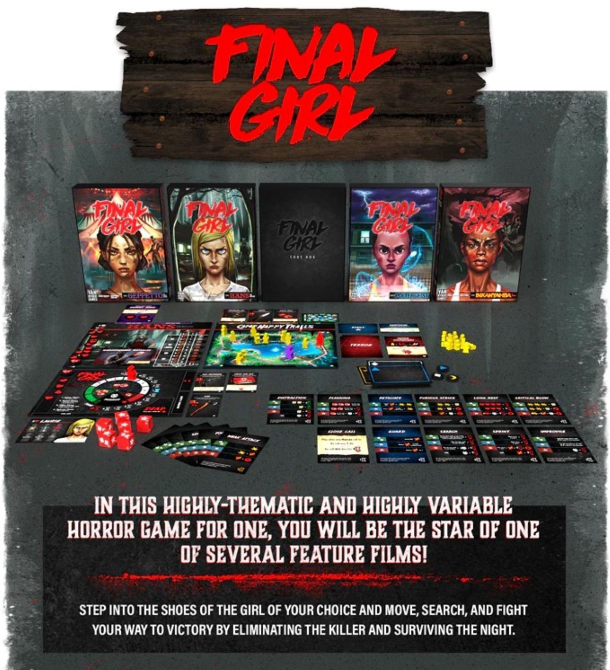 Final Girl: Miniatures Set [Series 1] (Kickstarter Special)