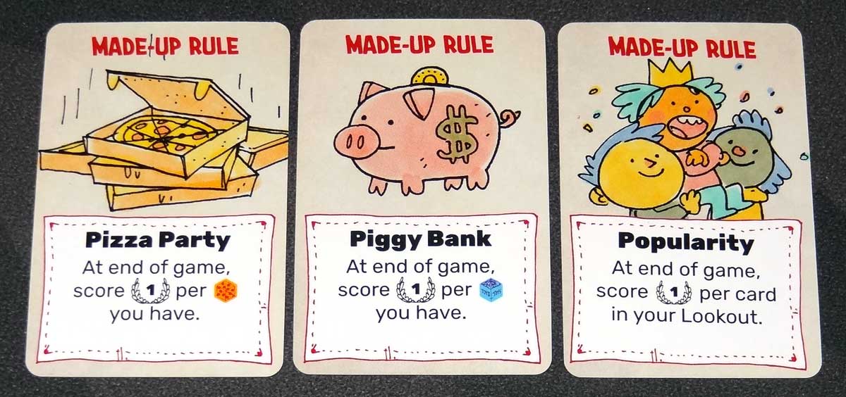Fort Made-up Rule cards