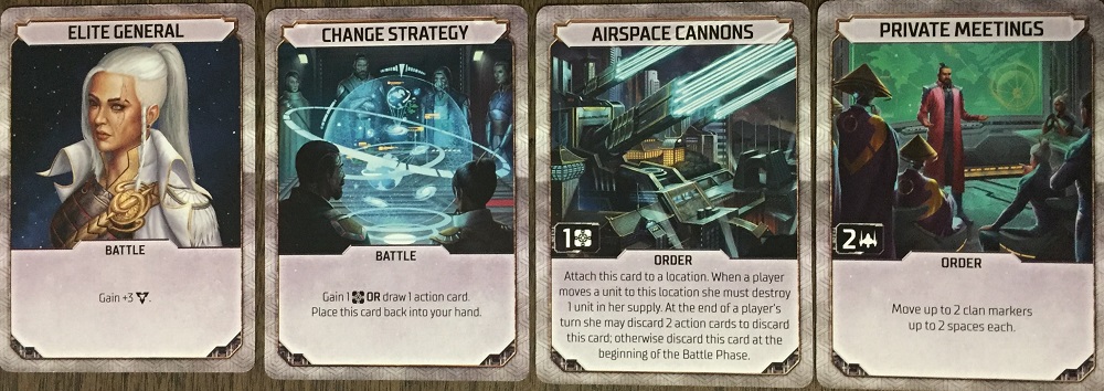 Action cards