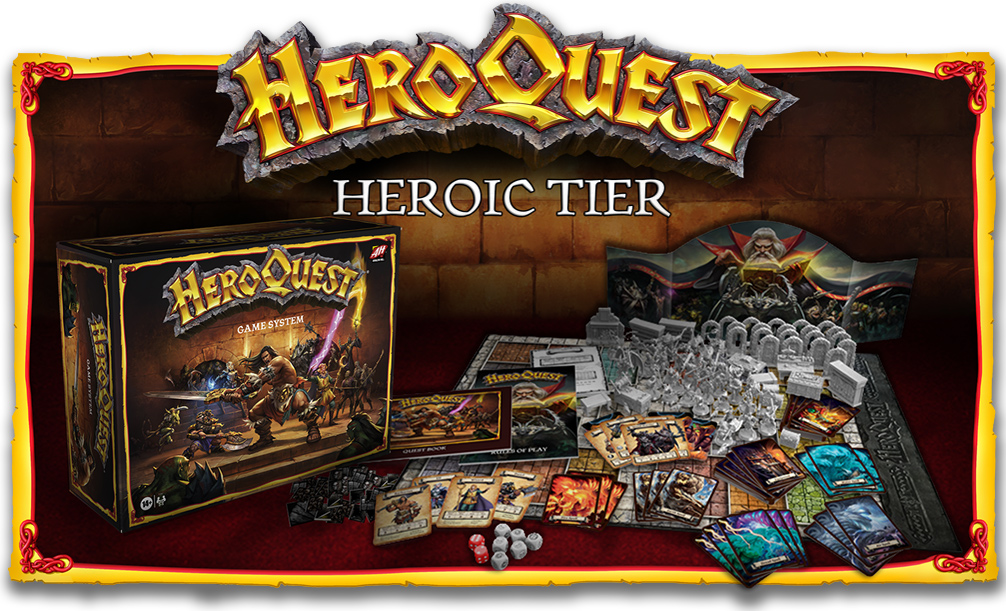 components Heroquest edizione inglese Hero Quest UK cards questbook tiles 