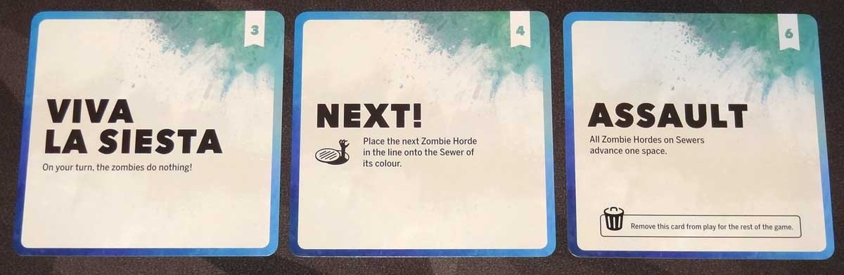 Zombie Teenz Evolution event cards