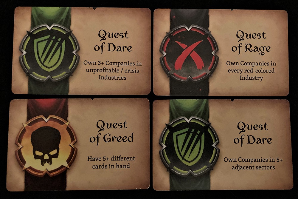 quest cards