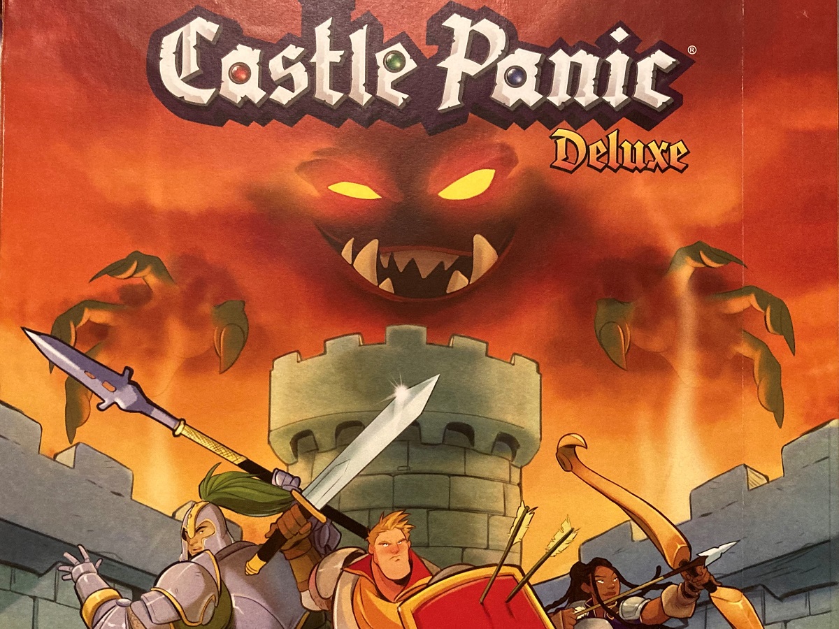  Castle Panic Cooperative Board Game – Defend Towers Against  Goblins, Orcs, & Trolls for Game Night – 4 Game Modes – 1 to 6 Players –  Strategy Board Games for Adults