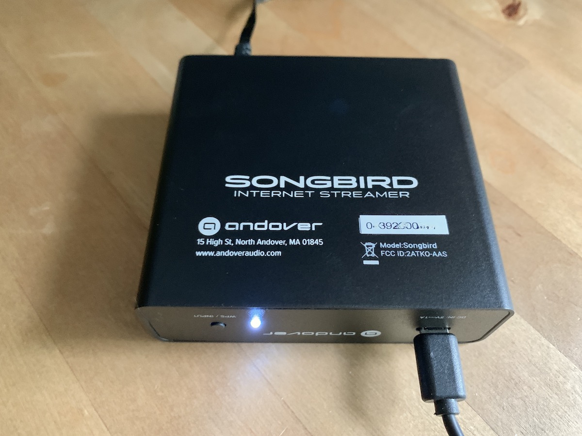 Andover Audio Songbird music streamer review