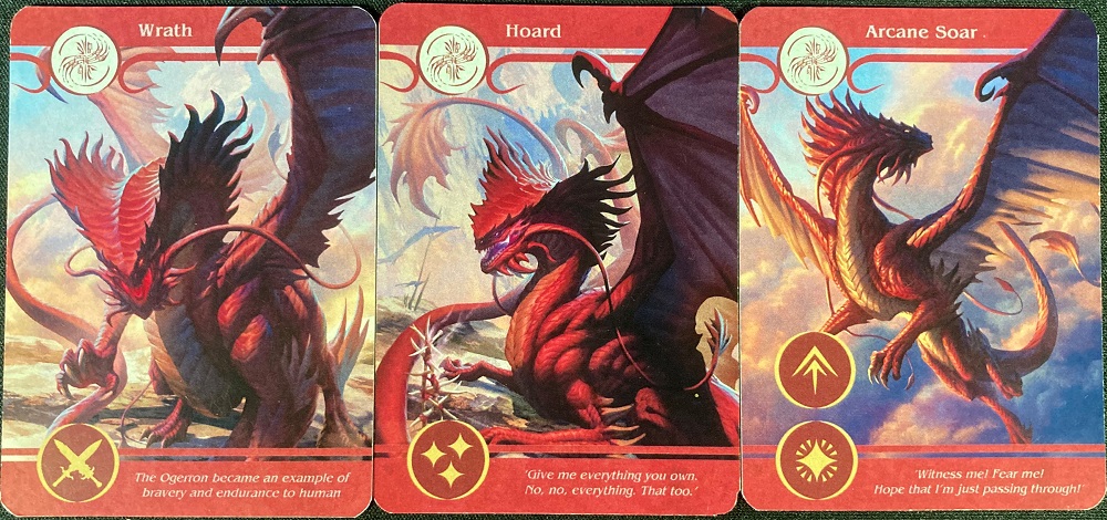 dragon action cards