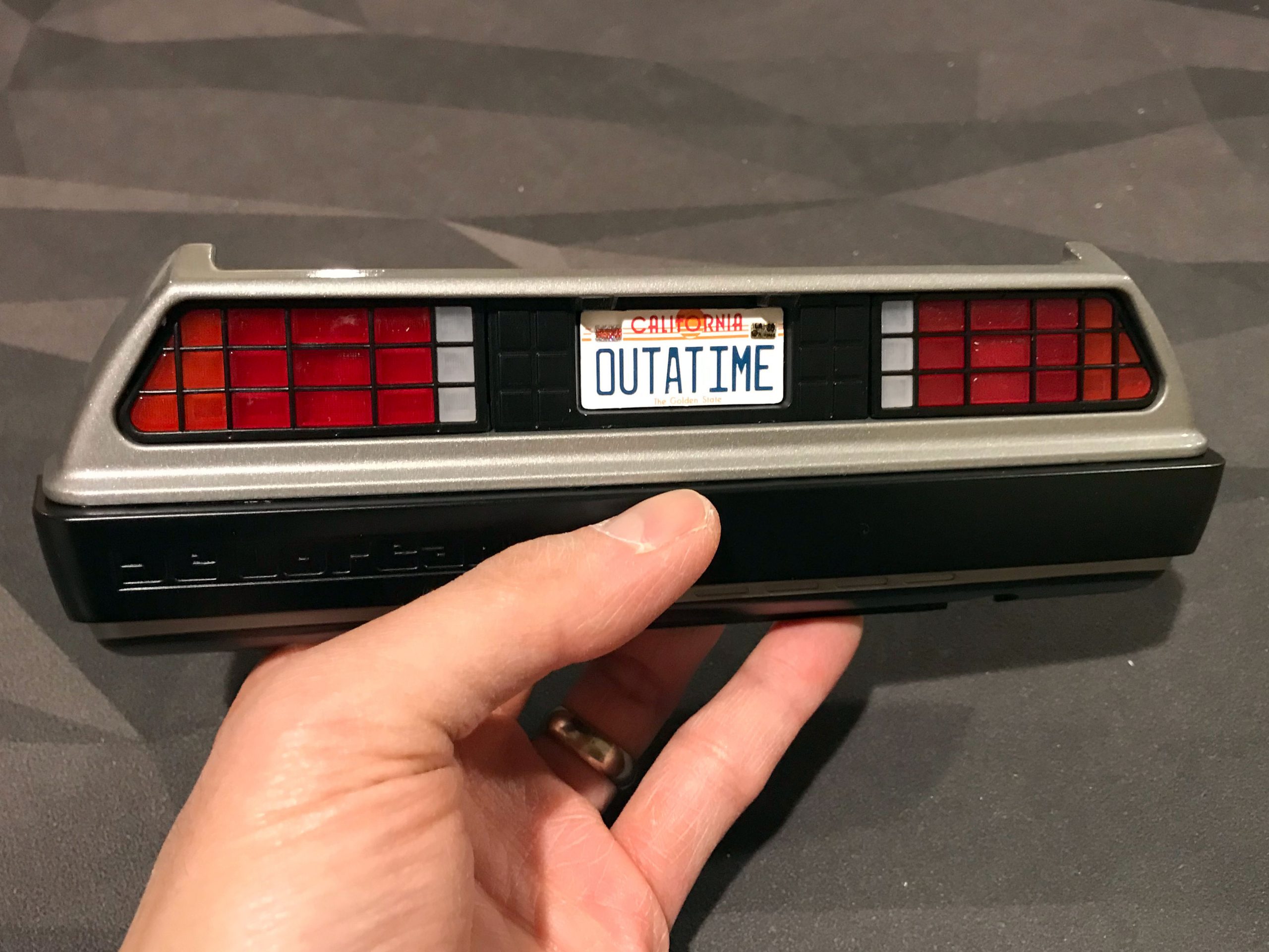 DeLorean Time Machine rear bumper