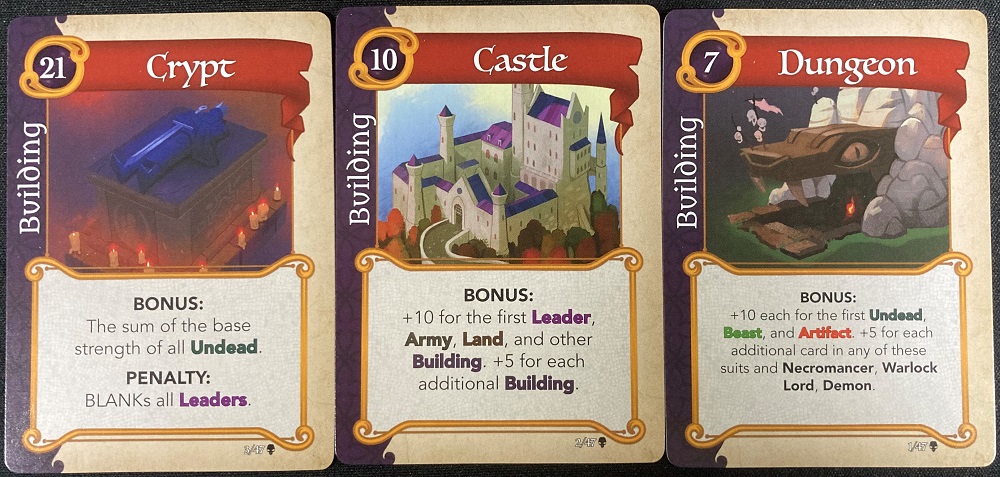 building cards