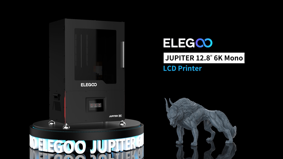 ELEGOO Jupiter: 12.8 6K Mono MSLA 3D Printer by elegoo official