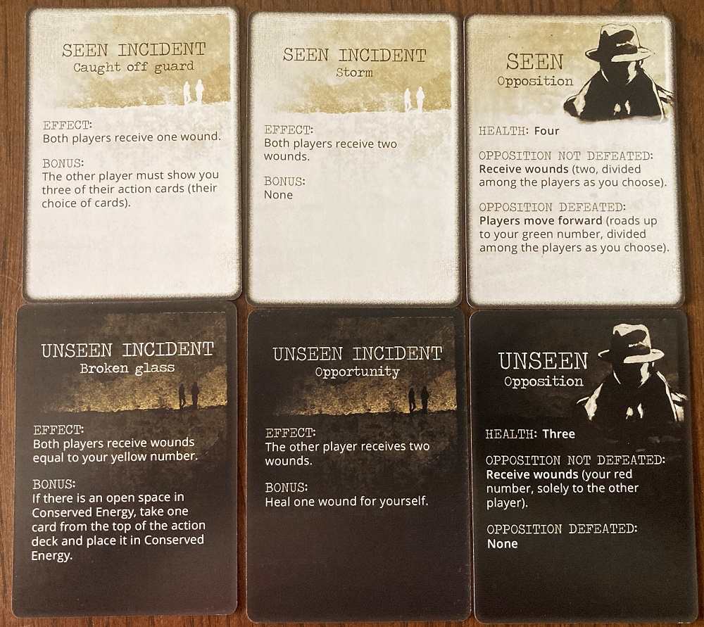 event cards