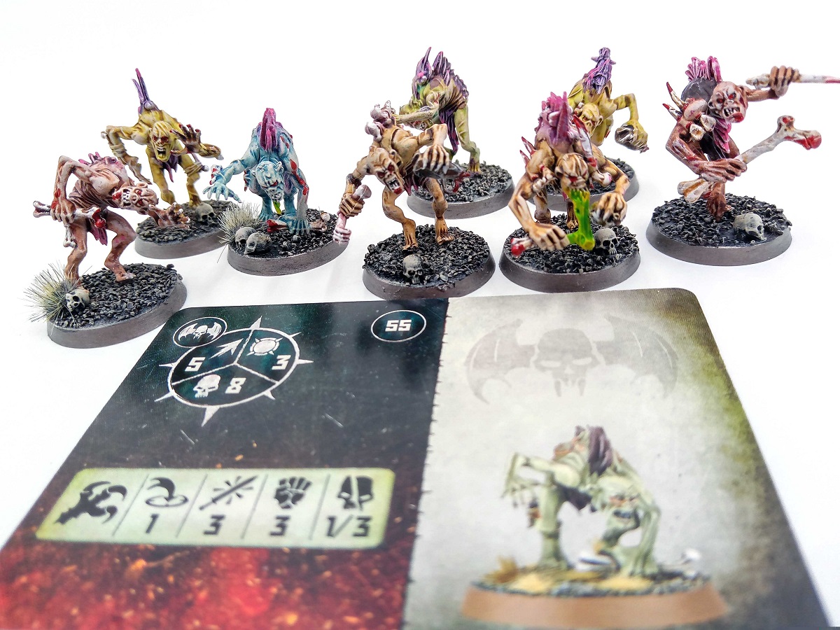 GeekDad paints! Flesh Eater Courts warband for Warcry - GeekDad