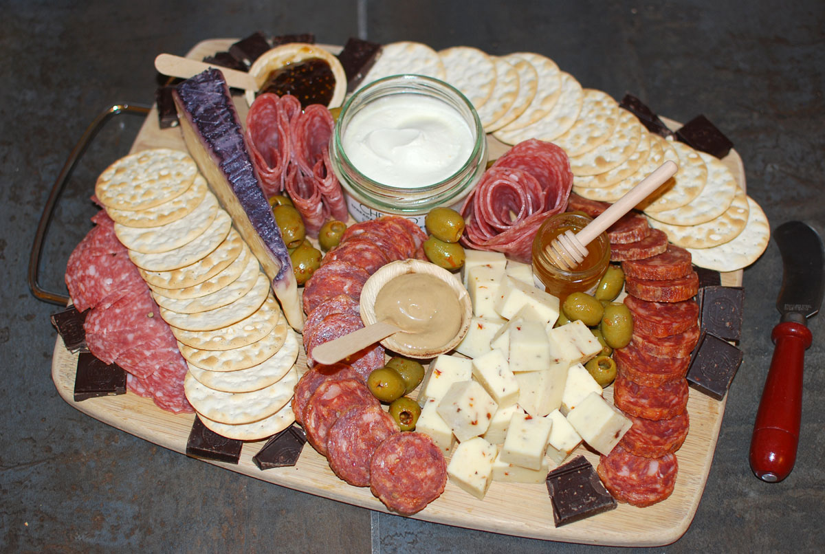 Finished Platterful charcuterie board