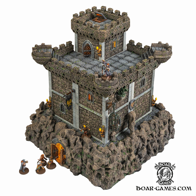 Stronghold construction animated GIF