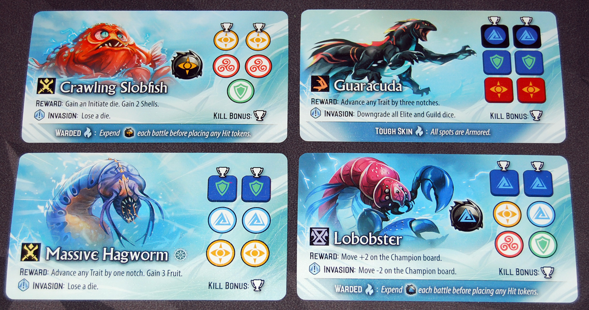 Tidal Blades Monster cards