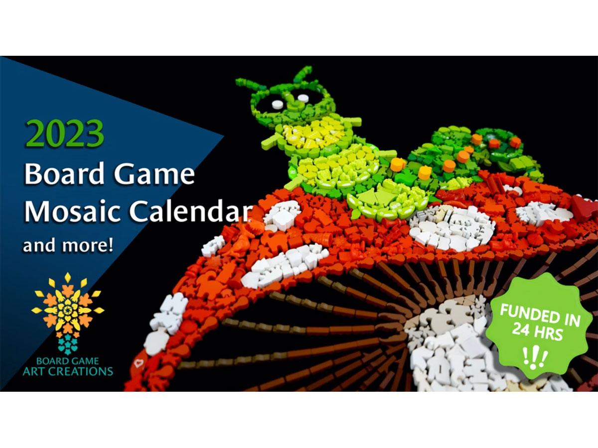 Board Game Mosaic Calendar 2023