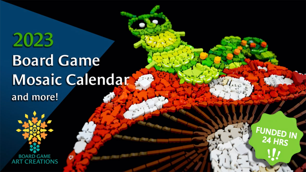 Board Game Mosaic Calendar 2023