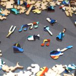 Nautilus wooden puzzle pieces