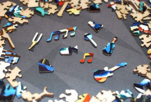 Nautilus wooden puzzle pieces