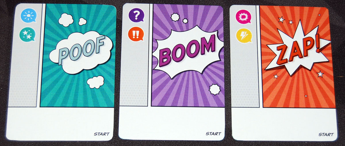 The Comic Book Bubble starting comic cards