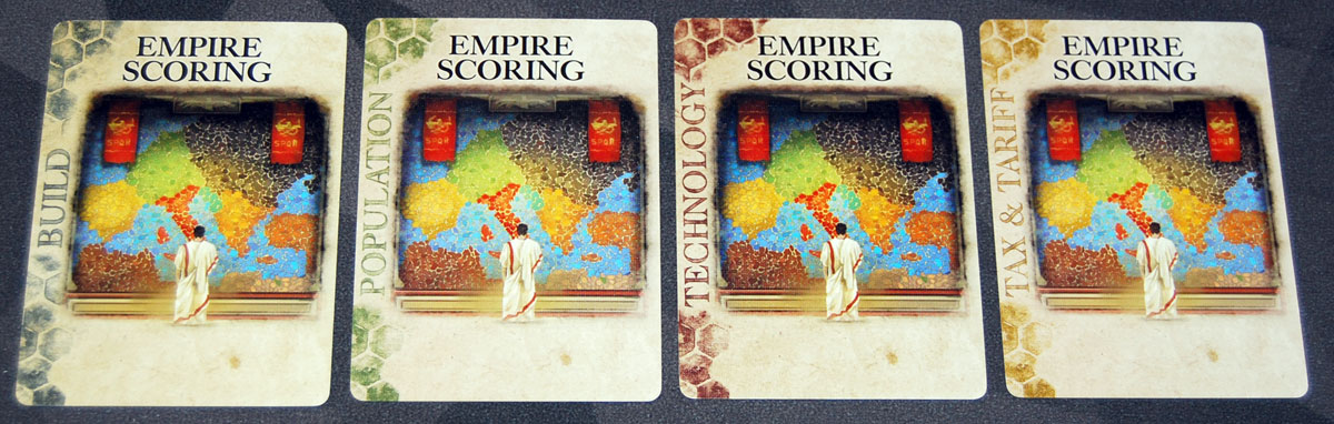 Mosaic empire scoring cards