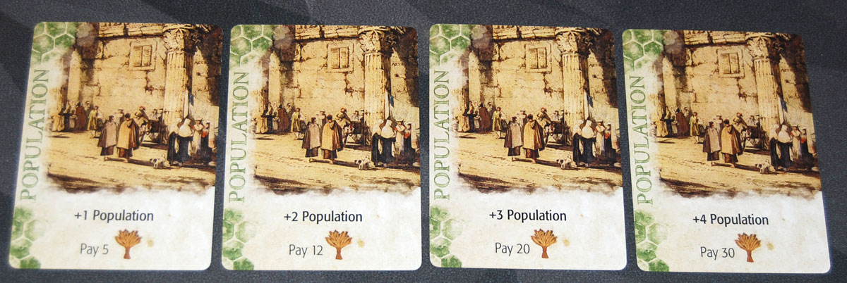 Mosaic population cards