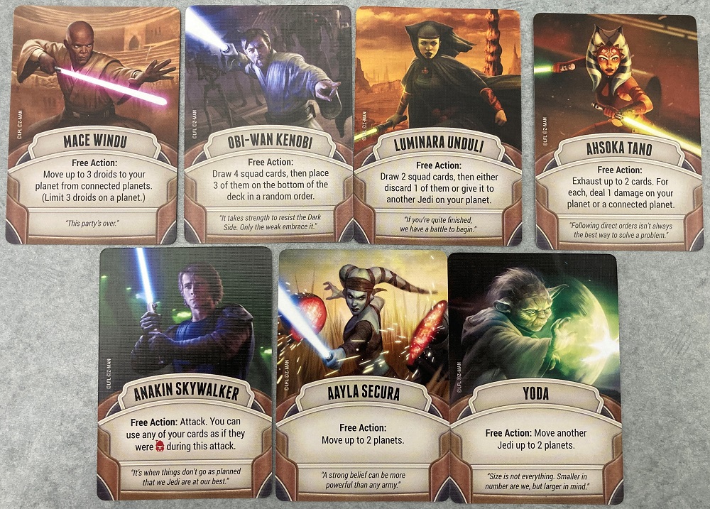 Jedi cards