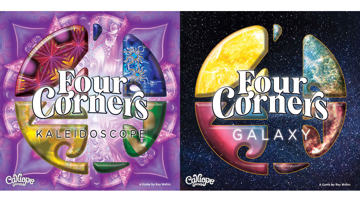 Four Corners: Kaleidoscope and Galaxy box covers