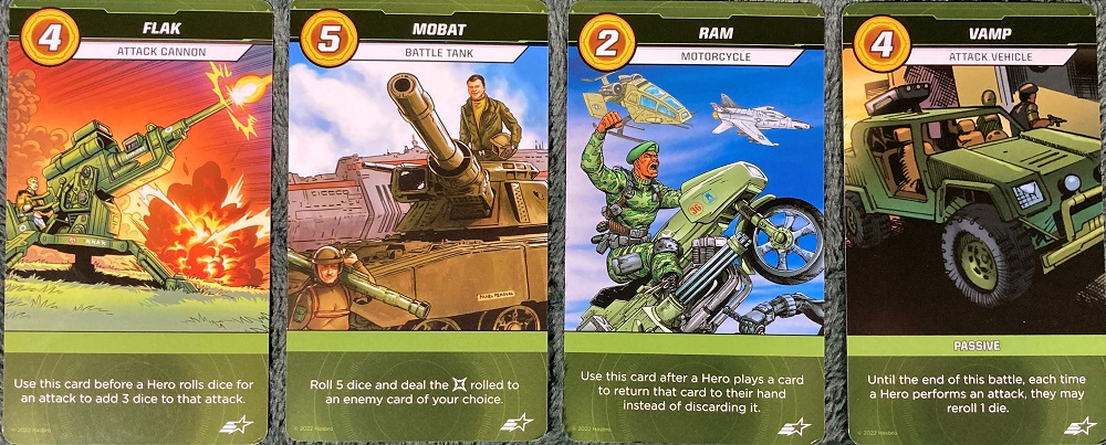 vehicle cards