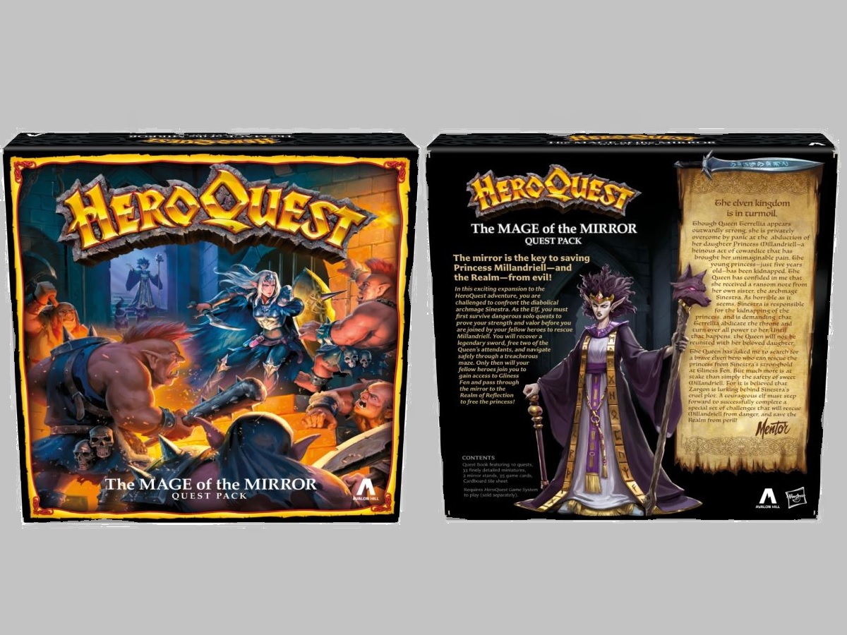 HeroQuest: The Mage of the Mirror' Quest Pack Lets the Elf Take the Lead -  GeekDad