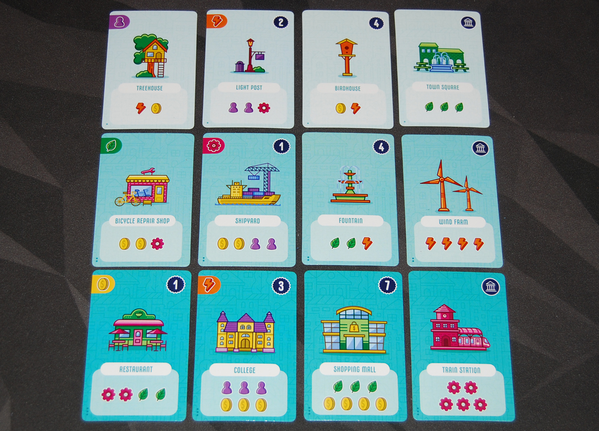 Point City building cards