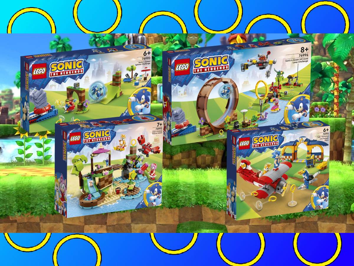 LEGO Sonic the Hedgehog Sonic's Green Hill Zone Loop Challenge 76994  Building Set