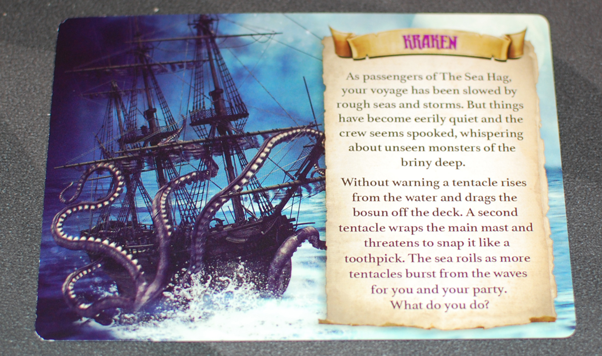 Adventure Party - Kraken adventure card