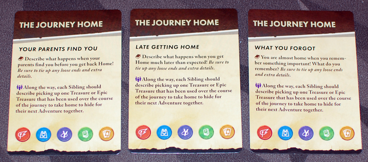 The Siblings Trouble Journey Home cards