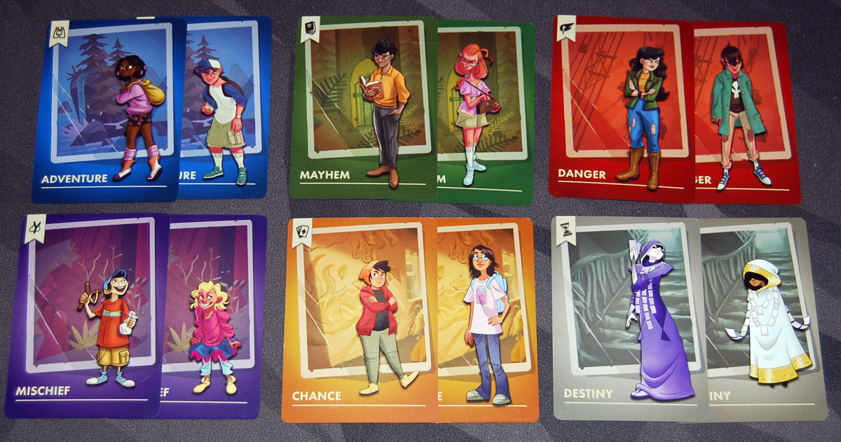 The Siblings Trouble character cards