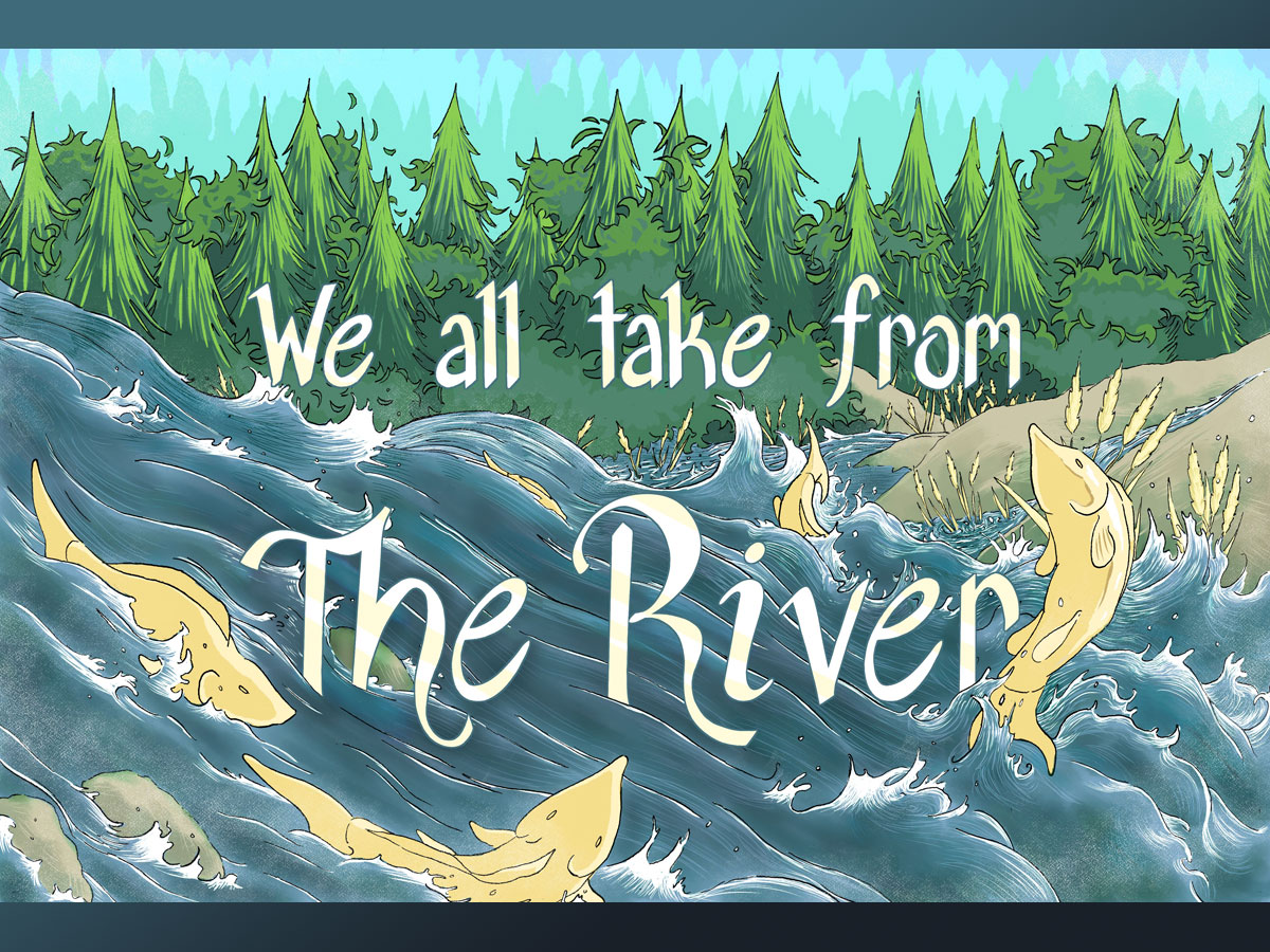 We All Take from the River box cover